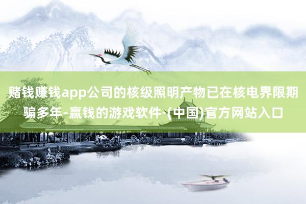 赌钱赚钱app公司的核级照明产物已在核电界限期骗多年-赢钱的游戏软件·(中国)官方网站入口